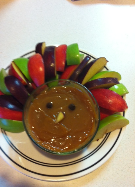 apple turkey with caramel