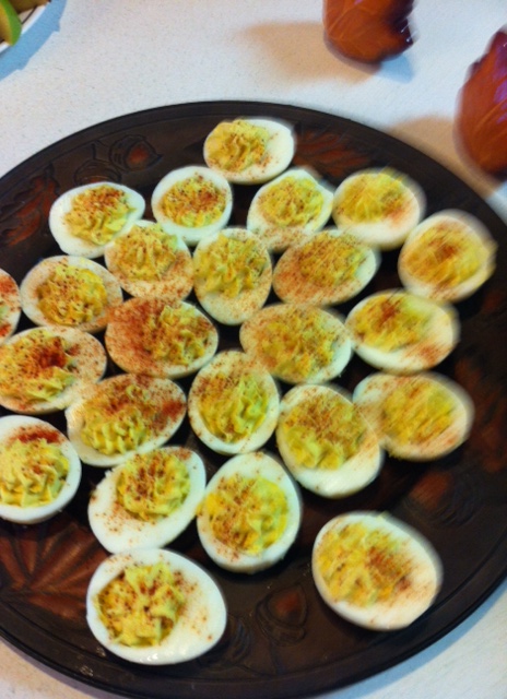 deviled eggs