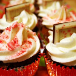 Christmas Candy Cane Cupcakes