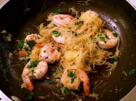 Spaghetti Squash Shrimp Scampi Spaghetti Squash Shrimp Scampi