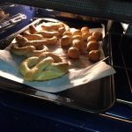 Soft Gluten free pretzels browning