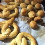 gluten Free Soft Pretzels cooling