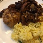 Balsamic glazed Pork Chops with Cherries